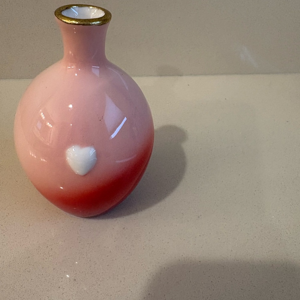 Target Pink and Red Ceramic Bud Vase
